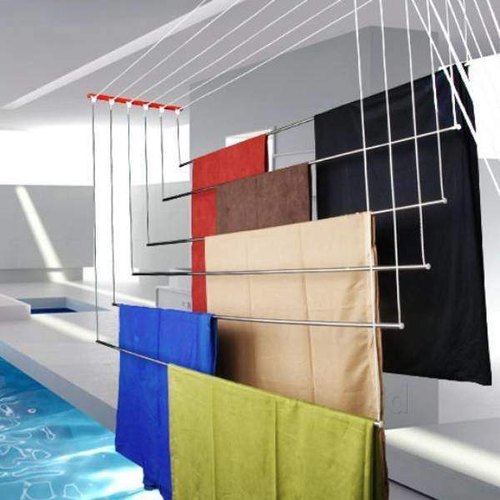 Ceiling Cloth Drying Roof Hangers [6feet x 6 lines], Ever Dry Ceiling Cloth  Drying Hangers